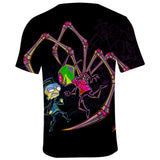 Invader ZIM Invasor Zim Camiseta Casual de Verano 3D Impreso Camiseta Unisex