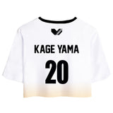 Haikyuu!! Kageyama Tobio Schweiden Adlers Cosplay Top y Pantalones Cortos Ropa 2 Piezas para Femenino