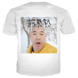 Camiseta de Verano con Impreso de XueHuaPiaoPiao, BeiFengXiaoXiao Camiseta Casual Unisex