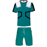 My Hero Academia Midoriya Izuku Cosplay Top y Pantalones Cortos Ropa 2 Piezas para Masculino