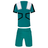 My Hero Academia Midoriya Izuku Cosplay Top y Pantalones Cortos Ropa 2 Piezas para Masculino