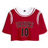 Anime SLAM DUNK Hanamichi Sakuragi Cosplay Camiseta Pantalón Navidad Fiesta 3D Impreso Casual