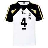 Haikyuu!! Camiseta Bokuto Koutarou Cosplay Camiseta Casual con 3D Impreso Unisex