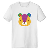 Bosque de Los Animales Animal Crossing Camiseta Impreso de Stitches Camiseta Casual de Verano Unisex
