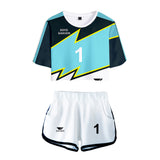 Anime Futsal Boys Tsukioka Toi Sudadera Pantalón Cosplay Navidad Fiesta 3D Impreso Casual