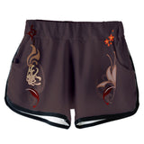 Juego Genshin Impact Hu Tao Cosplay Pantalón 3D Impreso Casual Deportivo Conjunto Traje