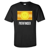 Apex Legends Camiseta con Impreso de PATHFINDER Cara Sonriente Camiseta Casual Unisex