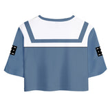 Danganronpa V3: Killing Harmony Tenko Chabashira Cosplay Top y Pantalones Cortos Ropa Casual 2 Piezas para Femenino