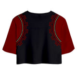 My Hero Academia Kirishima Eijiro Cosplay Top y Pantalones Cortos Ropa Casual de Verano 2 Piezas para Femenino