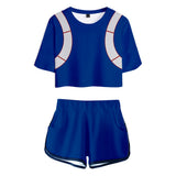 My Hero Academia Top y Pantalones Cortos Todoroki Shoto Cosplay Camiseta y Shorts 2 Piezas para Niños