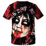 Halloween Horror Camiseta Cosplay Carnaval Fiesta 3D Impreso Casual
