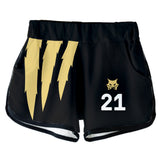 Haikyuu!! Hinata Shoyo MSBY Black Jackal Cosplay Top y Pantalones Cortos Ropa 2 Piezas de Verano para Femenino