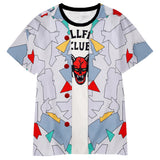 TV Stranger Things Dustin Henderson Camisa Cosplay Navidad Fiesta 3D Impreso Casual