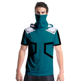 My Hero Academia Camiseta Midoriya Izuku Cosplay Camiseta de Moda con Capucha Unisex