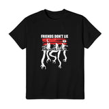 TV Stranger Things Friends Don‘t Lie Camiseta Cosplay Navidad Fiesta 3D Impreso Casual