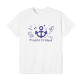 Juego Hololive Vtuber Minato Aqua Camiseta Cosplay Navidad Fiesta 3D Impreso Casual