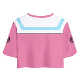 Danganronpa V3: Killing Harmony Miu Iruma Cosplay Top y Pantalones Cortos 2 Piezas Ropa Casual de Verano para Femenino