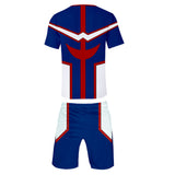 My Hero Academia All Might Cosplay Top y Pantalones Cortos 2 Piezas Ropa Casual para Masculino