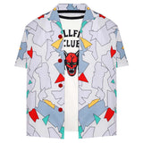 TV Stranger Things 4 Niños Dustin Henderson Camisa Cosplay Navidad Fiesta 3D Impreso Casual