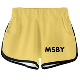 Haikyuu!! MSBY Black Jackal Uniforme del Equipo Cosplay Top y Pantalones Cortos Ropa de Verano 2 Piezas para Femenino