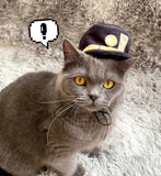 JoJo's Bizarre Adventure Kujo Jotaro Mascota Halloween Carnaval Accesorios Cosplay Sombrero