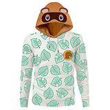 Bosque de Los Animales Animal Crossing Sudadera Tom Nook Cosplay Sudadera con Capucha Unisex