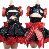 Juego Azur Lane -Prinz Adalbert Mucama Cosplay Navidad Disfraz Falda Vestido Carnaval Traje