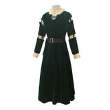 Película Brave Merida Cosplay Disfraz Adulto Traje De Carnaval Halloween Fiesta
