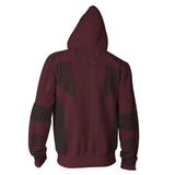 Película Guardians Of The Galaxy Vol. 3 Star Lord Cosplay Sudadera Con Capucha Impreso 3D Chaqueta Halloween Carnaval Fiesta