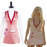 Película Sky Rojo Coral Cosplay Disfraz Falda Sensual Halloween Carnaval Traje