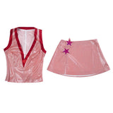 Película Sky Rojo Coral Cosplay Disfraz Falda Sensual Halloween Carnaval Traje