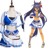 Anime Pretty Derby Hishi Cosplay Disfraz Halloween Falda Carnaval Traje
