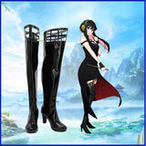 Anime Spy Family Yor Briar Cosplay Navidad Botas Zapatos hecho a medida Personalizable