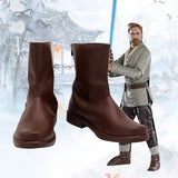 TV Star Wars Obi-Wan Kenobi Cosplay Halloween Carnaval Zapatos hecho a medida