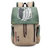 Attack on Titan Survey Corps Mochila escolar para Estudiantes Unisex