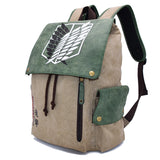 Attack on Titan Survey Corps Mochila escolar para Estudiantes Unisex