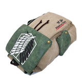 Attack on Titan Survey Corps Mochila escolar para Estudiantes Unisex