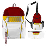 3 Piezas My Hero Academia Conjunto de Mochila Bolsa de Escuela para Estudiantes Regalo para Fanes de Anime Mochila de Viaje