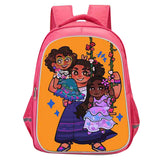 Anime Encanto Niños Cosplay Mochilas Bolsa 3D Impreso