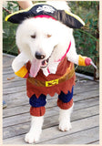 Mascota Pirata caribeño Halloween Carnaval Cosplay Disfraz para perro gato