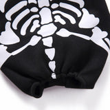 Mascota Mono de esqueleto para Perro Gato Halloween Carnaval Disfraz
