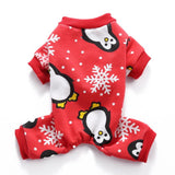 Mascota Navidad Copo de nieve Pingüino Disfraz para Perro