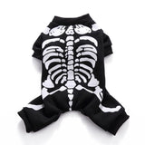 Mascota Mono de esqueleto para Perro Gato Halloween Carnaval Disfraz