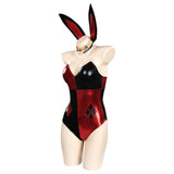 Película Harley Quinn Bunny Girl Mono Cosplay Disfraz Halloween Carnaval Sensual Traje Mujer Per.