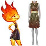 Anime Elemental Ember Cosplay Disfraz Adulto Traje De Carnaval Halloween Fiesta
