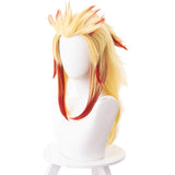 Anime Demon Slayer Rengoku Kyoujurou Cosplay Peluca
