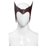 Series de Televisión Wandavision Scarlet Witch Cosplay Disfraz Halloween Fiesta Carnaval Traje