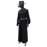 Anime Plague Doctor Steampunk Medieval Traje de uniforme para adultos carnaval Halloween Cosplay Disfraz