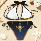 Juego Genshin Impact Xingqiu Cosplay Fiesta Disfraz Traje de Baño Bikini