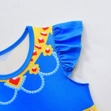 Anime Snow White Niños Blancanieves Cosplay Navidad Disfraz Traje Vestido